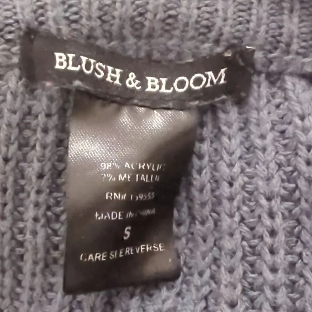 Blush & Bloom Color Block Cable Knit Sweater - Picture 4 of 4